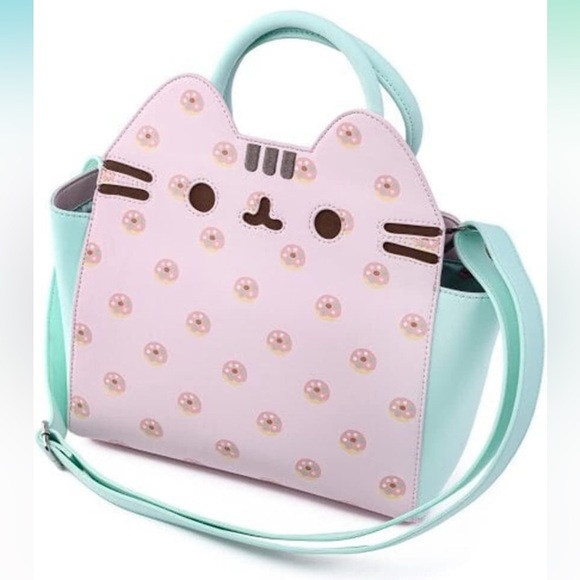 NEW Pusheen Loungefly Donut Purse and Wallet Set - Picture 3 of 16